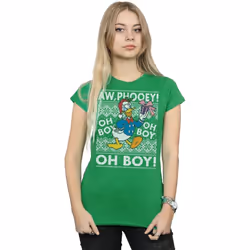 Disney - T-shirt - Femme (Vert vif)