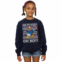 Disney - Sweat - Fille (Bleu marine)