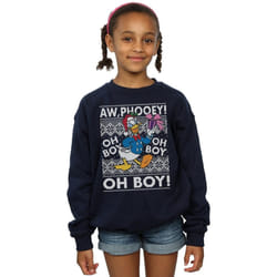 Disney - Sweat - Fille (Bleu marine)