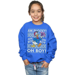 Disney - Sweat - Fille (Bleu roi)