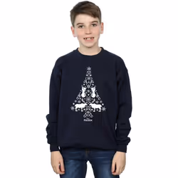 Disney - Sweat FROZEN - Garçon (Bleu marine)