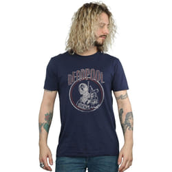 Marvel - T-shirt - Homme (Bleu marine)