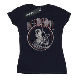 Marvel - T-shirt - Femme (Bleu marine)