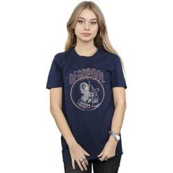Marvel - T-shirt - Femme (Bleu marine)