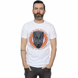 Marvel - T-shirt MADE IN WAKANDA - Homme (Blanc)