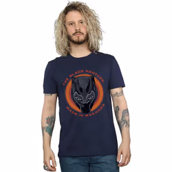 Marvel - T-shirt MADE IN WAKANDA - Homme (Bleu marine)