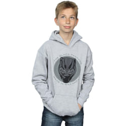 Marvel - Sweat à capuche MADE IN WAKANDA - Garçon (Gris chiné)