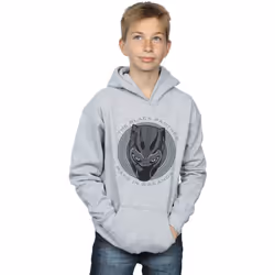 Marvel - Sweat à capuche MADE IN WAKANDA - Garçon (Gris chiné)