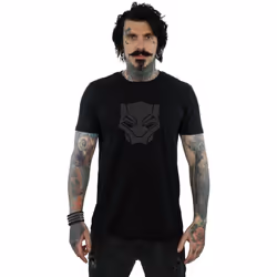 Marvel - T-shirt BLACK ON BLACK - Homme (Noir)