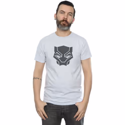 Marvel - T-shirt BLACK ON BLACK - Homme (Gris chiné)