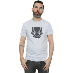 Marvel - T-shirt BLACK ON BLACK - Homme (Gris chiné)