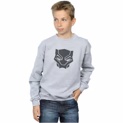 Marvel - Sweat BLACK ON BLACK - Garçon (Gris chiné)