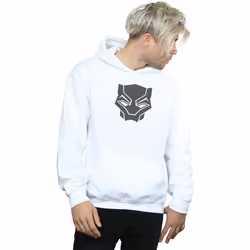 Marvel - Sweat à capuche BLACK ON BLACK - Homme (Blanc)