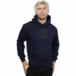 Marvel - Sweat à capuche BLACK ON BLACK - Homme (Bleu marine)