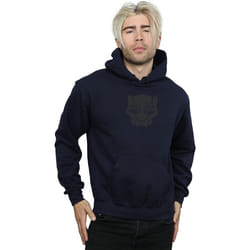 Marvel - Sweat à capuche BLACK ON BLACK - Homme (Bleu marine)