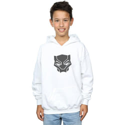 Marvel - Sweat à capuche BLACK ON BLACK - Garçon (Blanc)