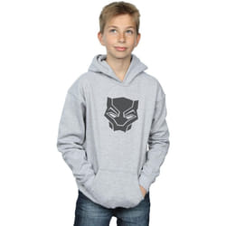 Marvel - Sweat à capuche BLACK ON BLACK - Garçon (Gris chiné)