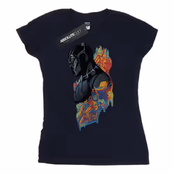 Marvel - T-shirt - Femme (Bleu marine)