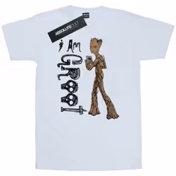 Avengers Infinity War - T-shirt AM TEENAGE GROOT - Adulte (Blanc)