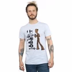 Avengers Infinity War - T-shirt AM TEENAGE GROOT - Adulte (Gris chiné)