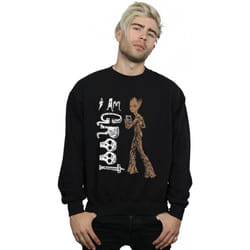 Marvel - Sweat AVENGERS INFINITY WAR AM TEENAGE GROOT - Homme (Noir)
