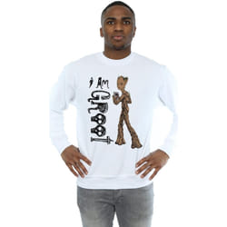 Marvel - Sweat AVENGERS INFINITY WAR AM TEENAGE GROOT - Homme (Blanc)