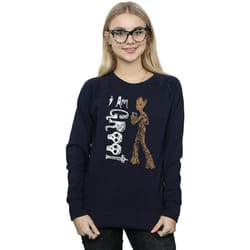 Marvel - Sweat AVENGERS INFINITY WAR AM TEENAGE GROOT - Femme (Bleu marine)