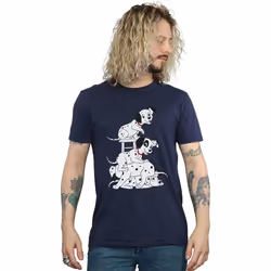 Disney - T-shirt DALMATIANS - Homme (Bleu marine)