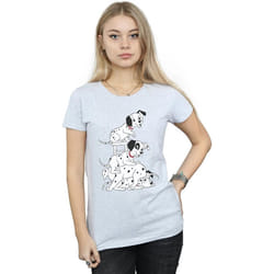 Disney - T-shirt DALMATIANS - Femme (Gris chiné)