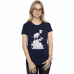 Disney - T-shirt DALMATIANS - Femme (Bleu marine)