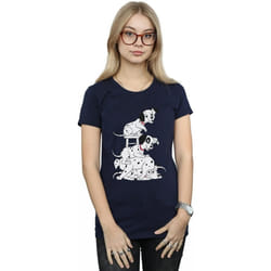 Disney - T-shirt DALMATIANS - Femme (Bleu marine)