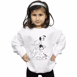 Disney - Sweat DALMATIANS - Fille (Blanc)