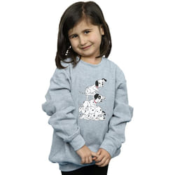Disney - Sweat DALMATIANS - Fille (Gris chiné)