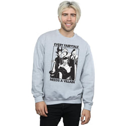 Disney - Sweat EVERY FAIRY TALE NEEDS A VILLAIN - Homme (Gris chiné)