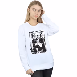 Disney Princess - Sweat EVERY FAIRY TALE NEEDS A VILLAIN - Femme (Blanc)