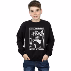 Disney - Sweat EVERY FAIRY TALE NEEDS A VILLAIN - Garçon (Noir)