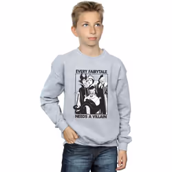 Disney - Sweat EVERY FAIRY TALE NEEDS A VILLAIN - Garçon (Gris chiné)