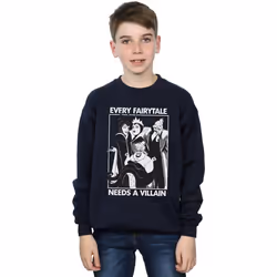 Disney - Sweat EVERY FAIRY TALE NEEDS A VILLAIN - Garçon (Bleu marine)