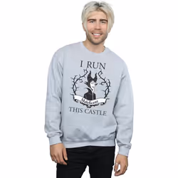 Disney - Sweat RUN THIS - Homme (Gris chiné)