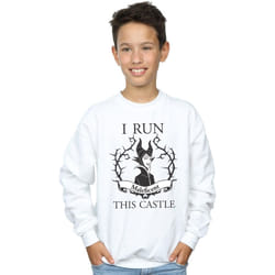 Disney - Sweat RUN THIS - Garçon (Blanc)