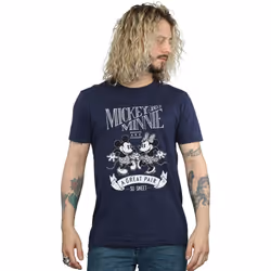Disney - T-shirt GREAT PAIR - Homme (Bleu marine)