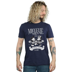 Disney - T-shirt GREAT PAIR - Homme (Bleu marine)