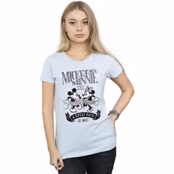 Disney - T-shirt GREAT PAIR - Femme (Gris chiné)