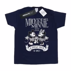 Disney - T-shirt GREAT PAIR - Femme (Bleu marine)