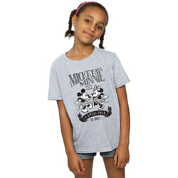 Disney - T-shirt GREAT PAIR - Fille (Gris chiné)