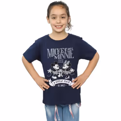 Disney - T-shirt GREAT PAIR - Fille (Bleu marine)