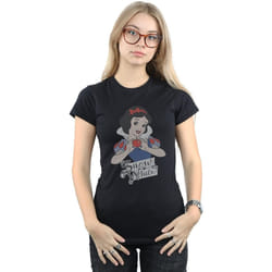 Disney Princess - T-shirt - Femme (Noir)