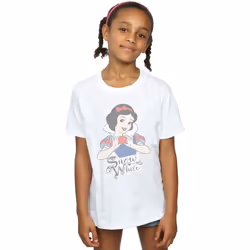 Disney Princess - T-shirt - Fille (Blanc)