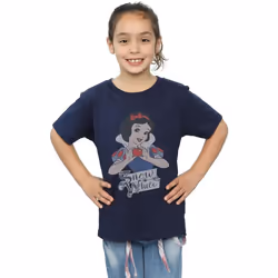 Disney Princess - T-shirt - Fille (Bleu marine)