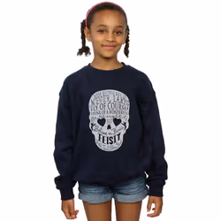 Disney - Sweat - Fille (Bleu marine)